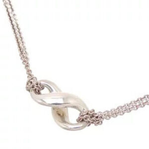 Tiffany Co Infinity Necklace Sterling Silver